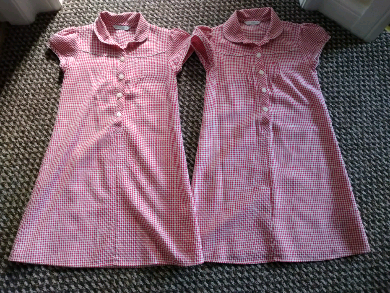 m&s gingham school dresses